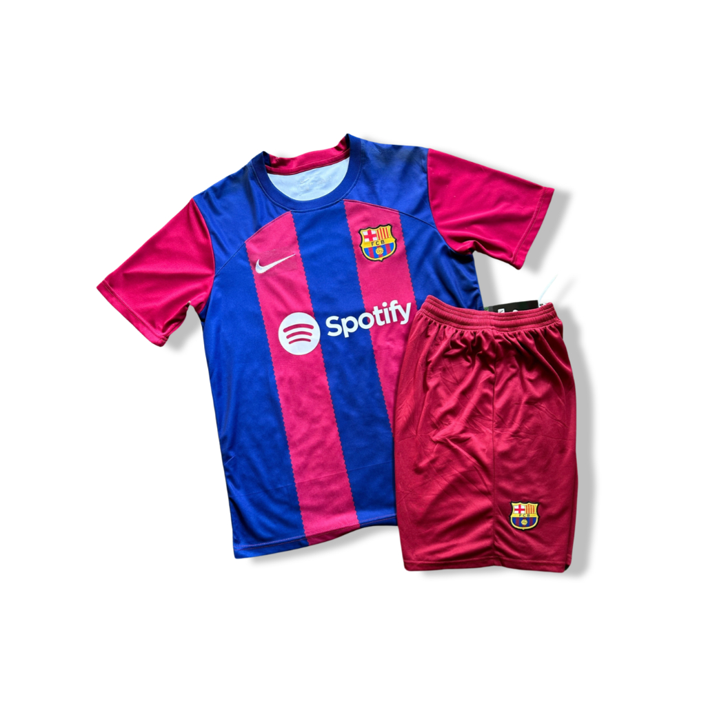 Jual SETELAN BAJU BOLA BARCELONA HOME 2023 2024 JERSEY BARCA