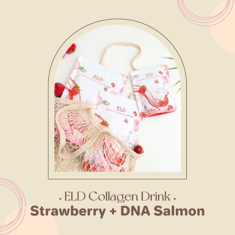 Jual Eld Collagen Drink Strawberry Dna Salmon Collagen Drink For