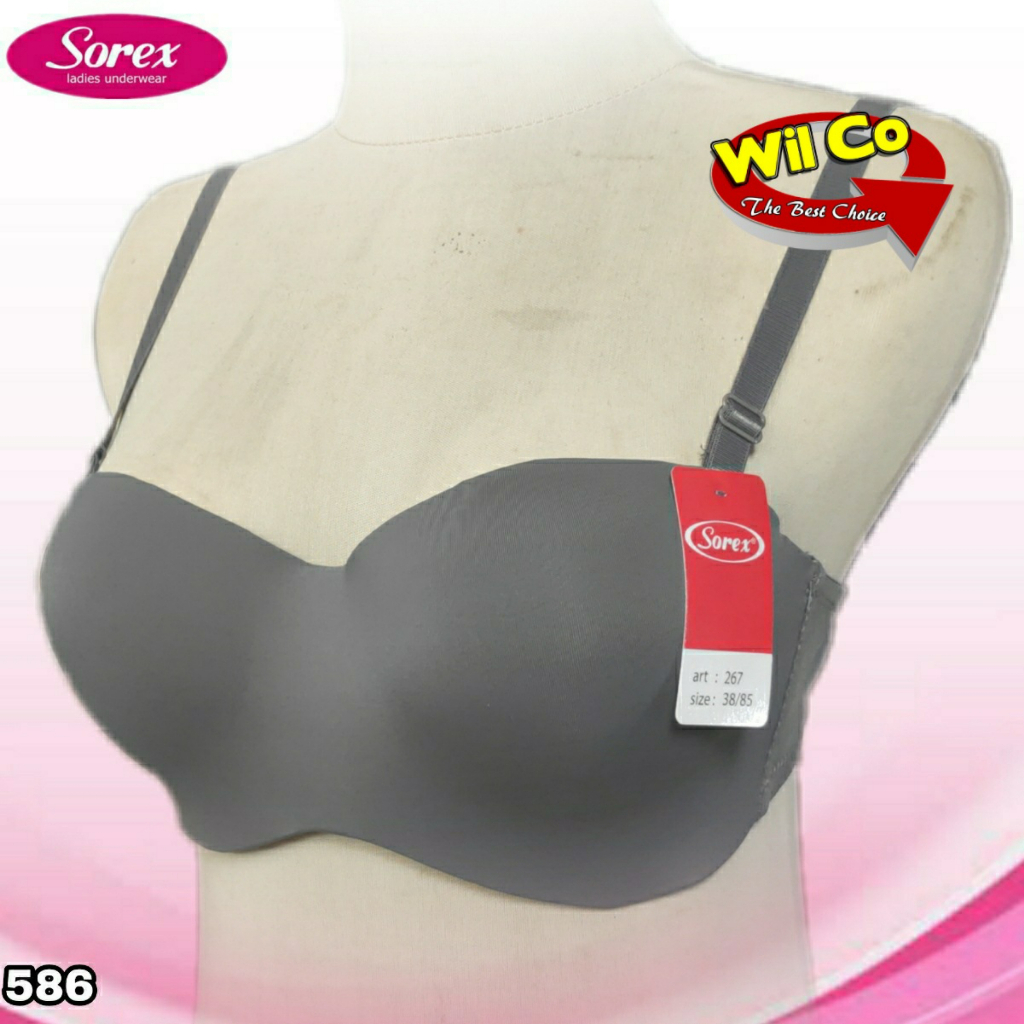 Jual K586 BRA BH WANITA SOREX SEAMLESS TALI BISA DILEPAS BUSA TIPIS