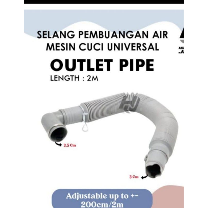 Jual SELANG PEMBUANGAN AIR MESIN CUCI UNIVERSAL OTOMATIS Shopee