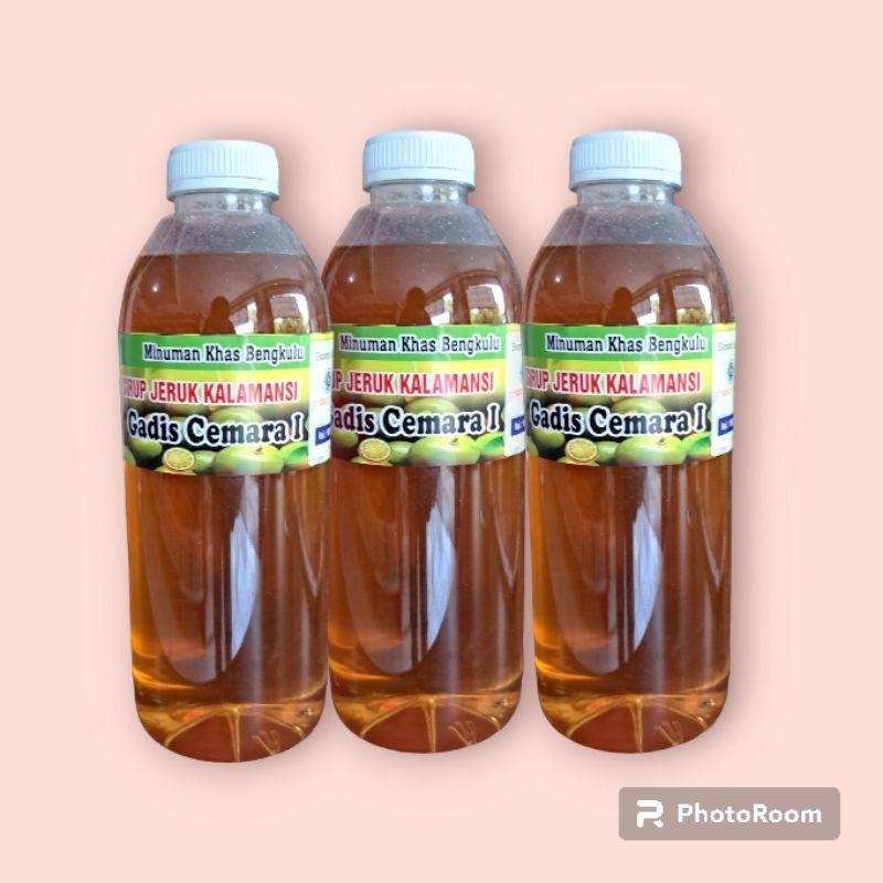 Jual Sirup Jeruk Kalamansi 1liter Minuman Khas Bengkulu Shopee Indonesia