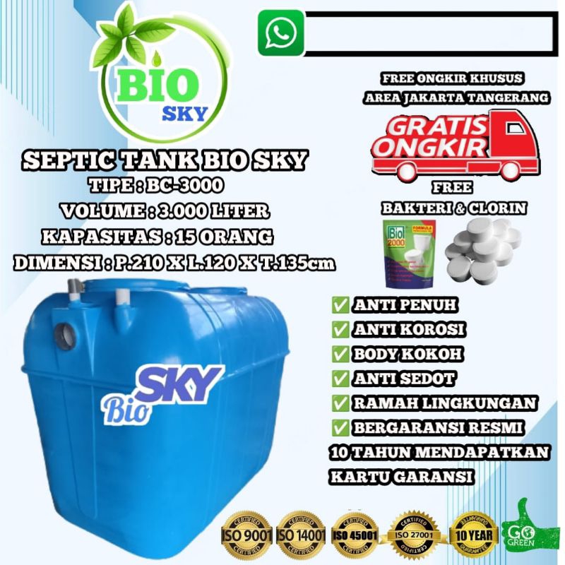 Jual Septic Tank Septic Tank Bio Septictank Biotech Biofilter