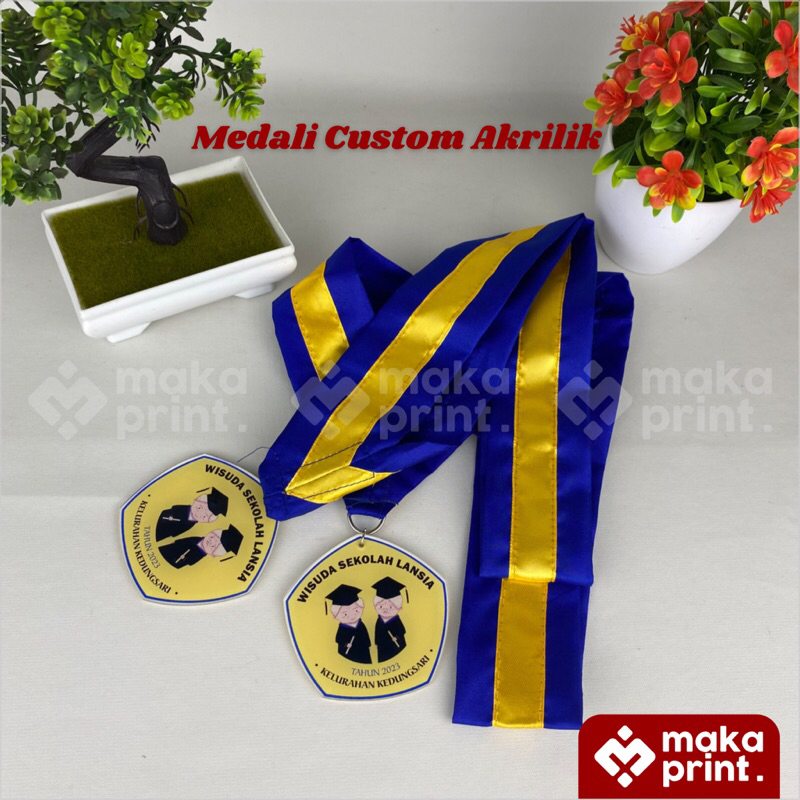 Jual Medali Wisuda Kalung Kain Kalung Wisuda Gordon Wisuda Minimal