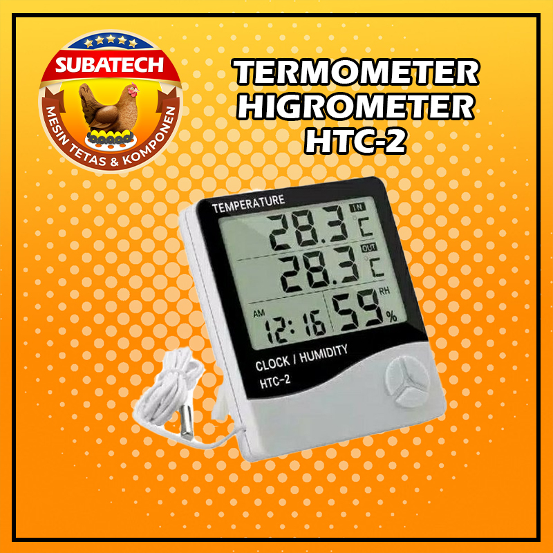 Jual Htc Termometer Higrometer Thermometer Hygrometer Shopee Indonesia