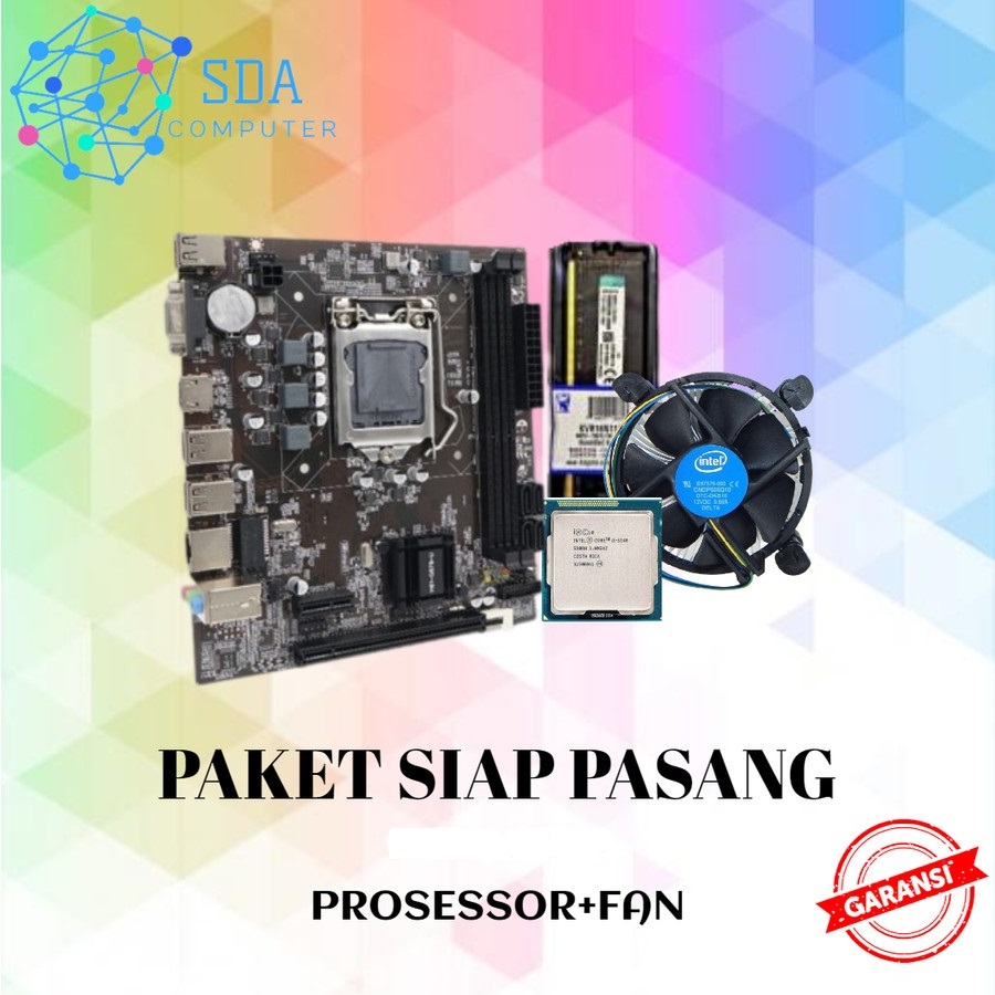 Jual PAKET RAKIT PC KOMPUTER CORE I5 Ddr3 8gb Garansi 1 Tahun Shopee