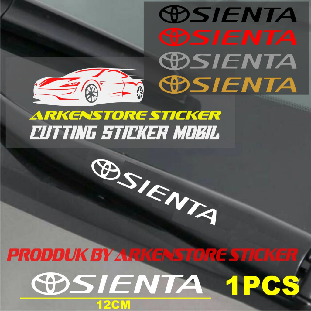 Jual STICKER WIPER TALANG AIR MOBIL SIENTA CUTTING STIKER WIPER TALANG