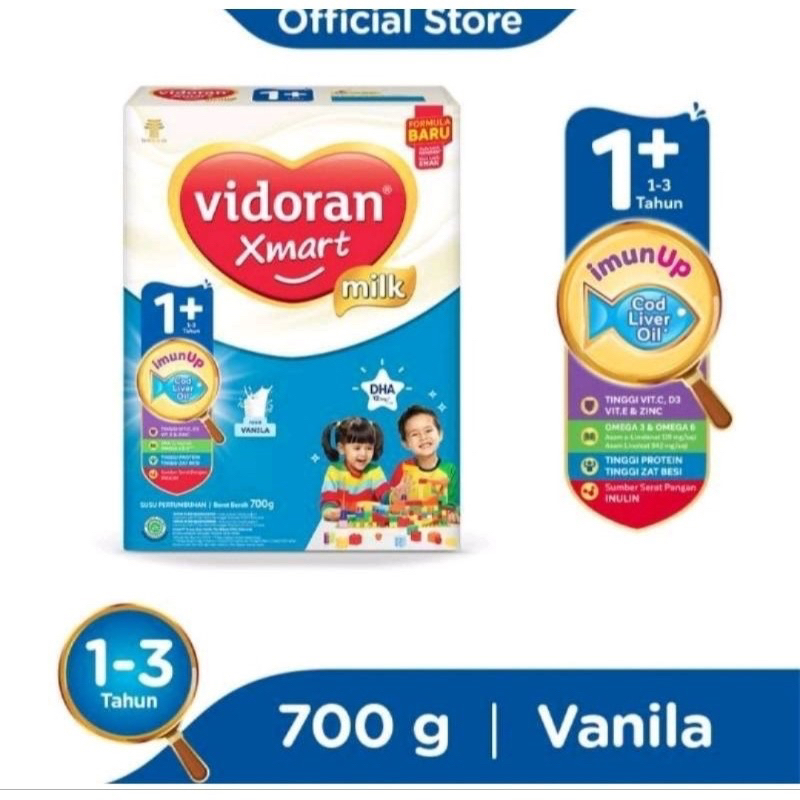 Jual Vidoran Xmart Usia Tahun Rasa Vanila Madu Gr Shopee