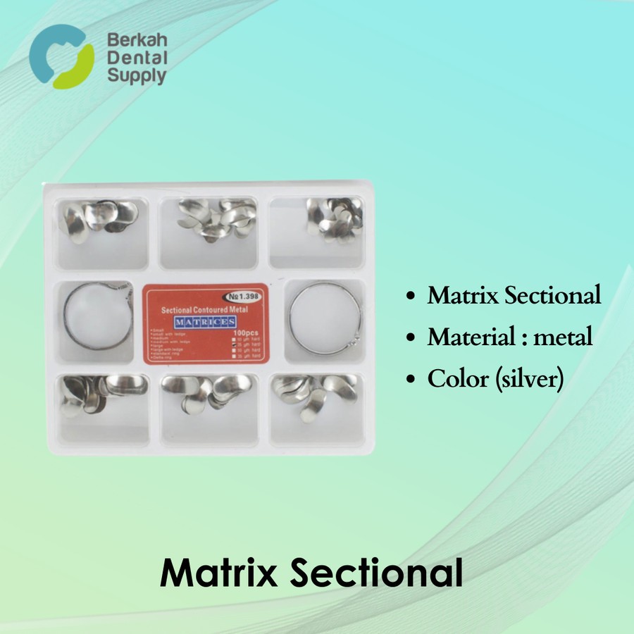 Jual Dental Matrix Sectional Contoured Metal Shopee Indonesia