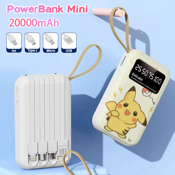 Jual PowerBank 20000 MAh Cute Mini KartunScreen Digital Display