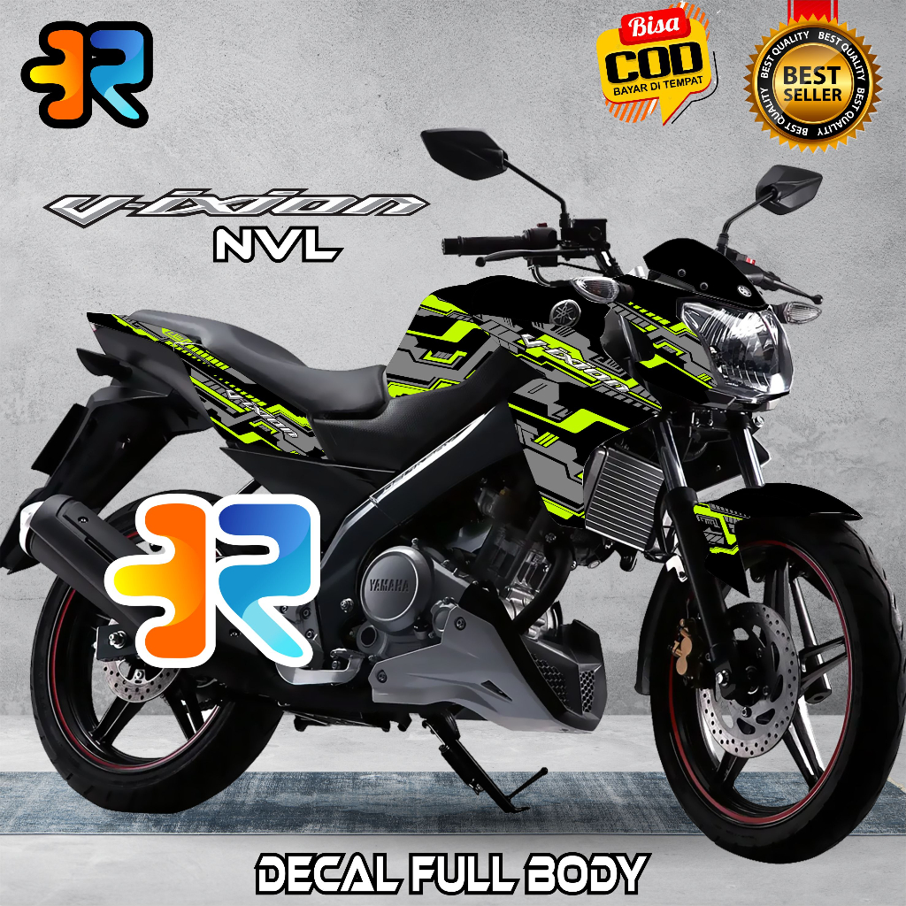 Jual Decal Vixion Nvl Stiker Full Body Variasi Desain Hitech Shopee