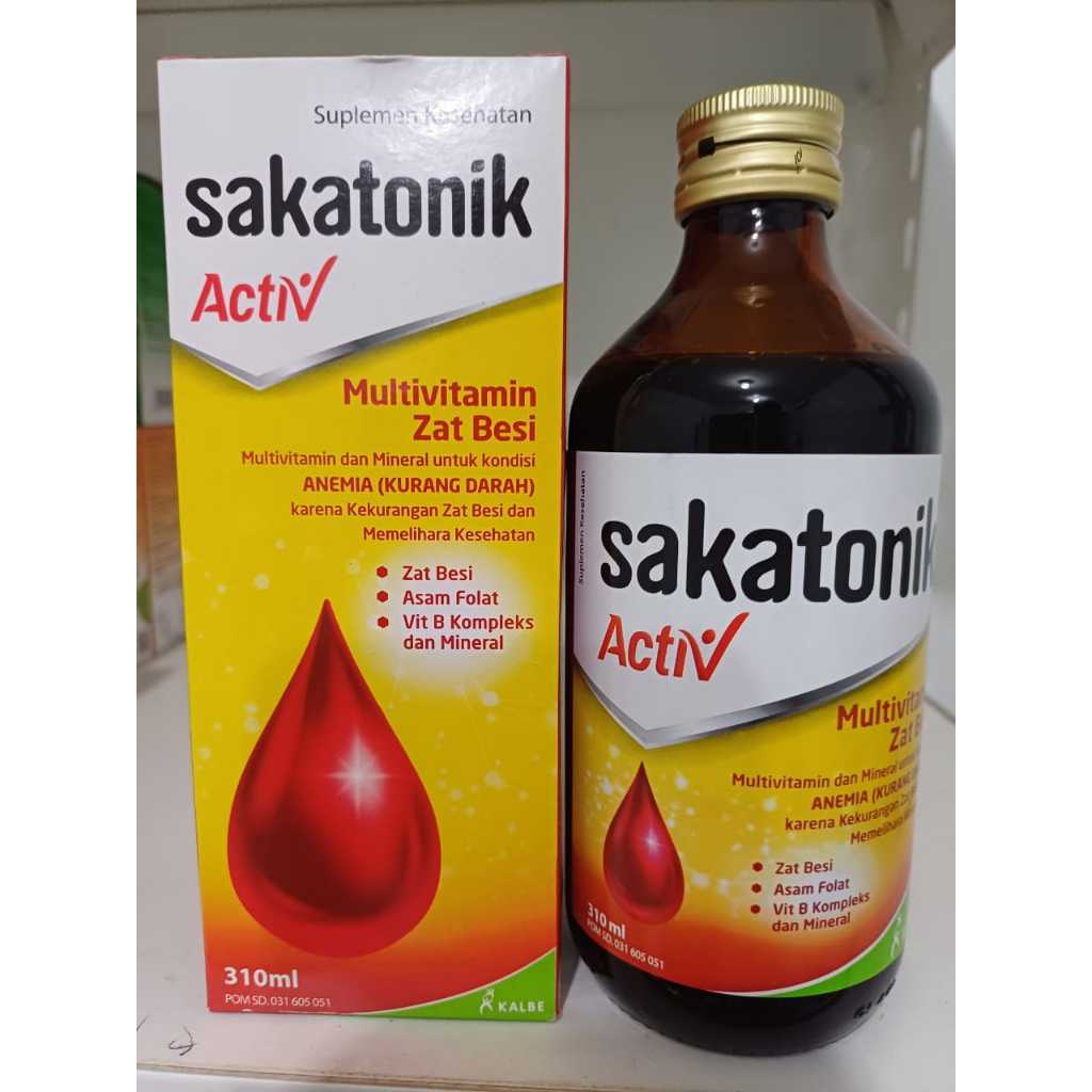 Jual Sakatonik Activ Ml Multivitamin Dan Mineral Untuk Anemia