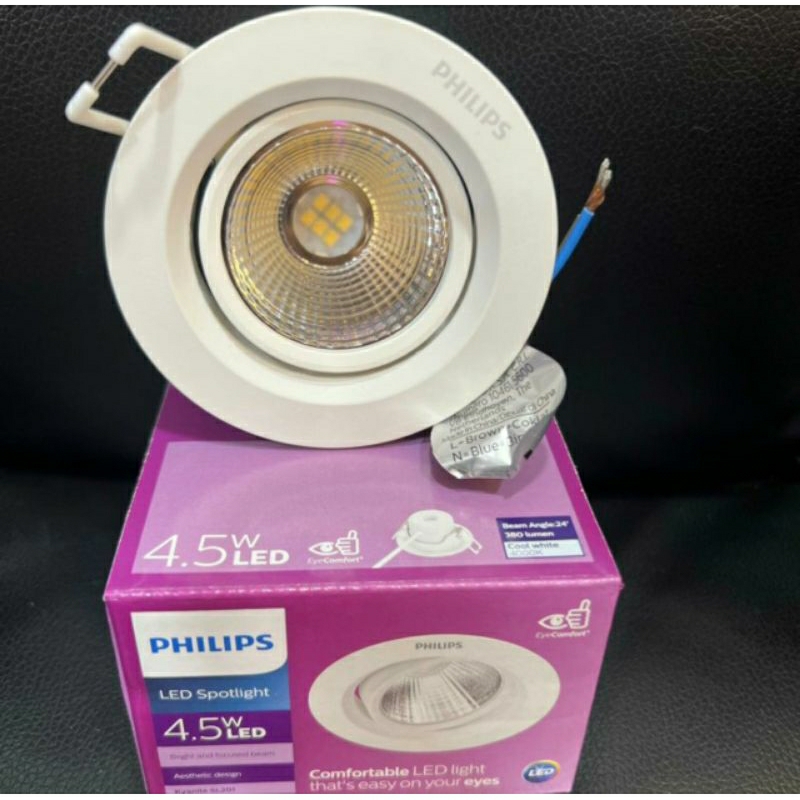 Jual Downlight Led Spotlight Led Adjustable Philips Kyanite W Watt