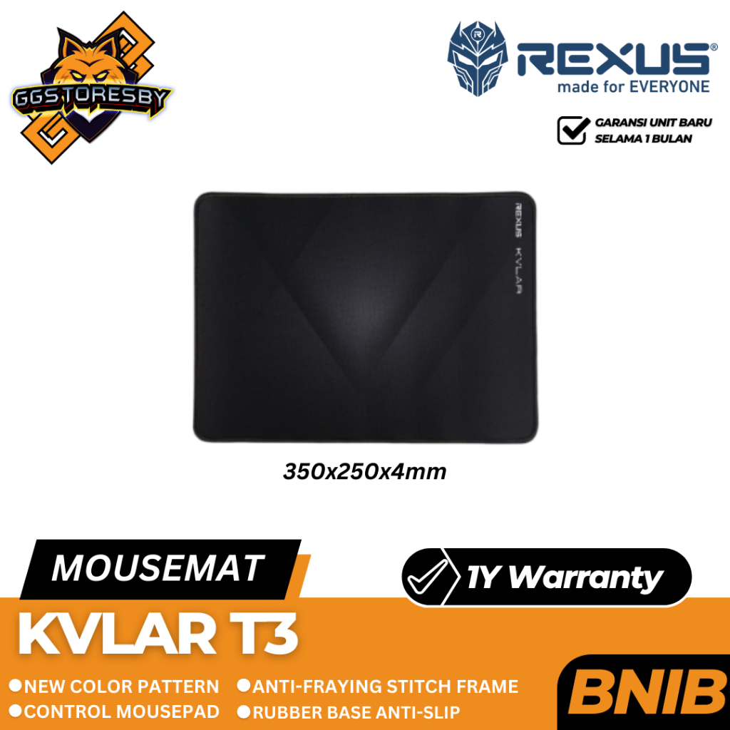 Jual Rexus Kvlar T Control Gaming Mousepad Shopee Indonesia