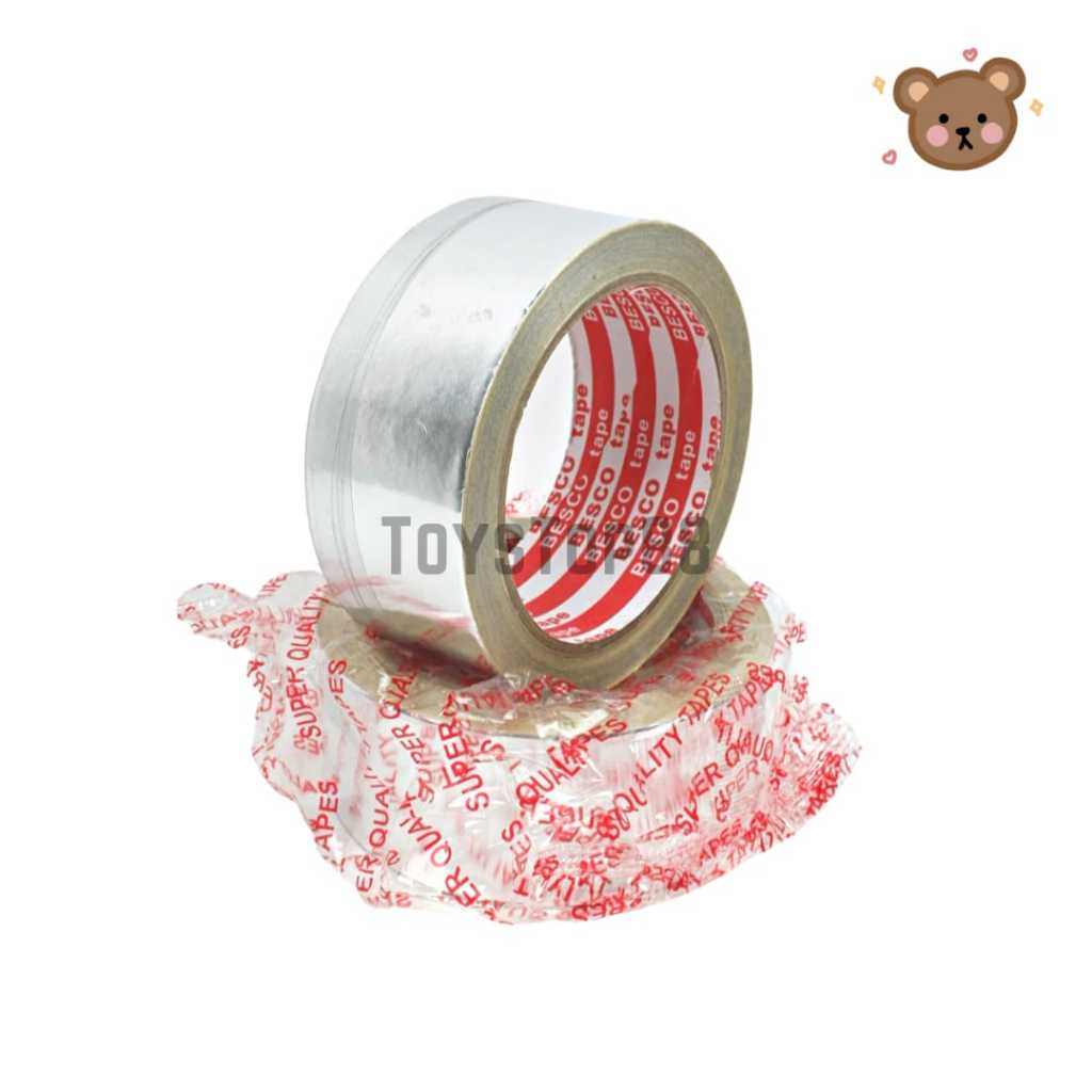 Jual Lakban Aluminium Foil Anti Bocor Air Tahan Panas Aluminum Tape