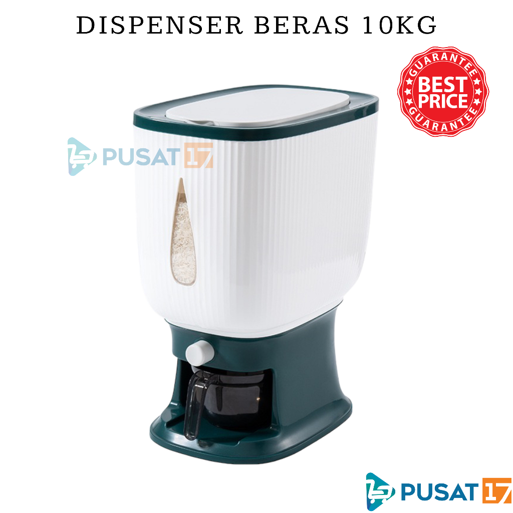 Jual PUSAT17 DISPENSER BERAS 10KG RICE DISPENSER BPA FREE TEMPAT