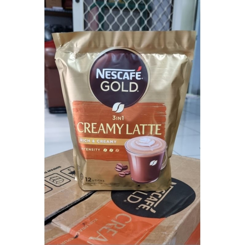 Jual Nescafe Gold 3in1 Creamy Latte Shopee Indonesia