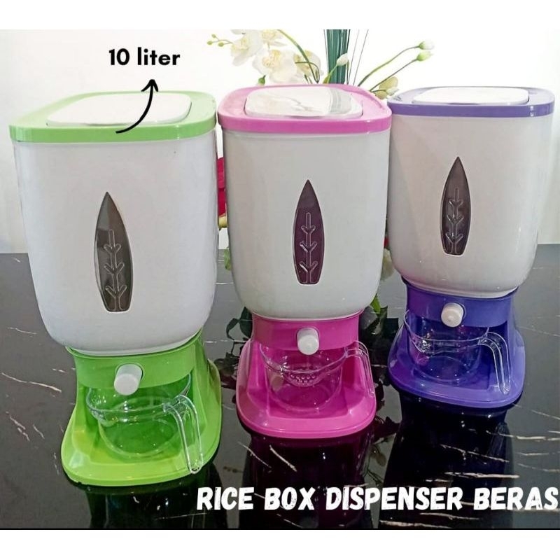 Jual Dispenser Beras 10Kg Rice Dispenser Tempat Wardah Beras Otomatis