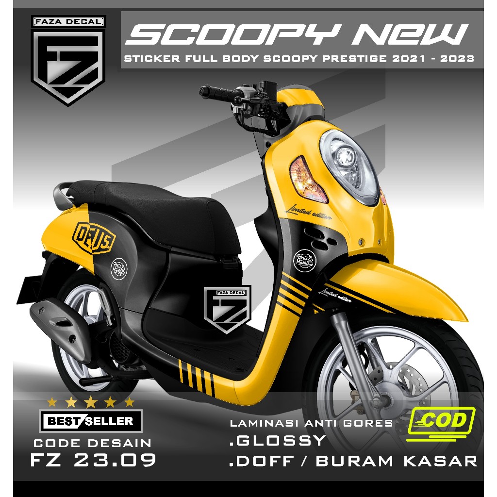 Jual FZ Decal Decal Scoopy Full Body Decal Scoopy 2023 Full Body