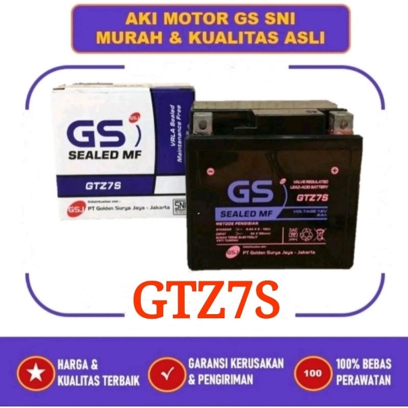 Jual Aki Motor Honda Beat Cbs Iss Beat Deluxe Sni Kering Gtz S