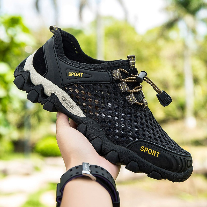 Jual Sepatu Pria Cowok Mendaki Gunung Outdoor Tracking Mancing