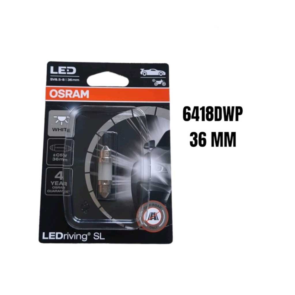 Jual OSRAM LEDriving FESTOON 36mm LAMPU KABIN PLAFON MOBIL C5W WHITE