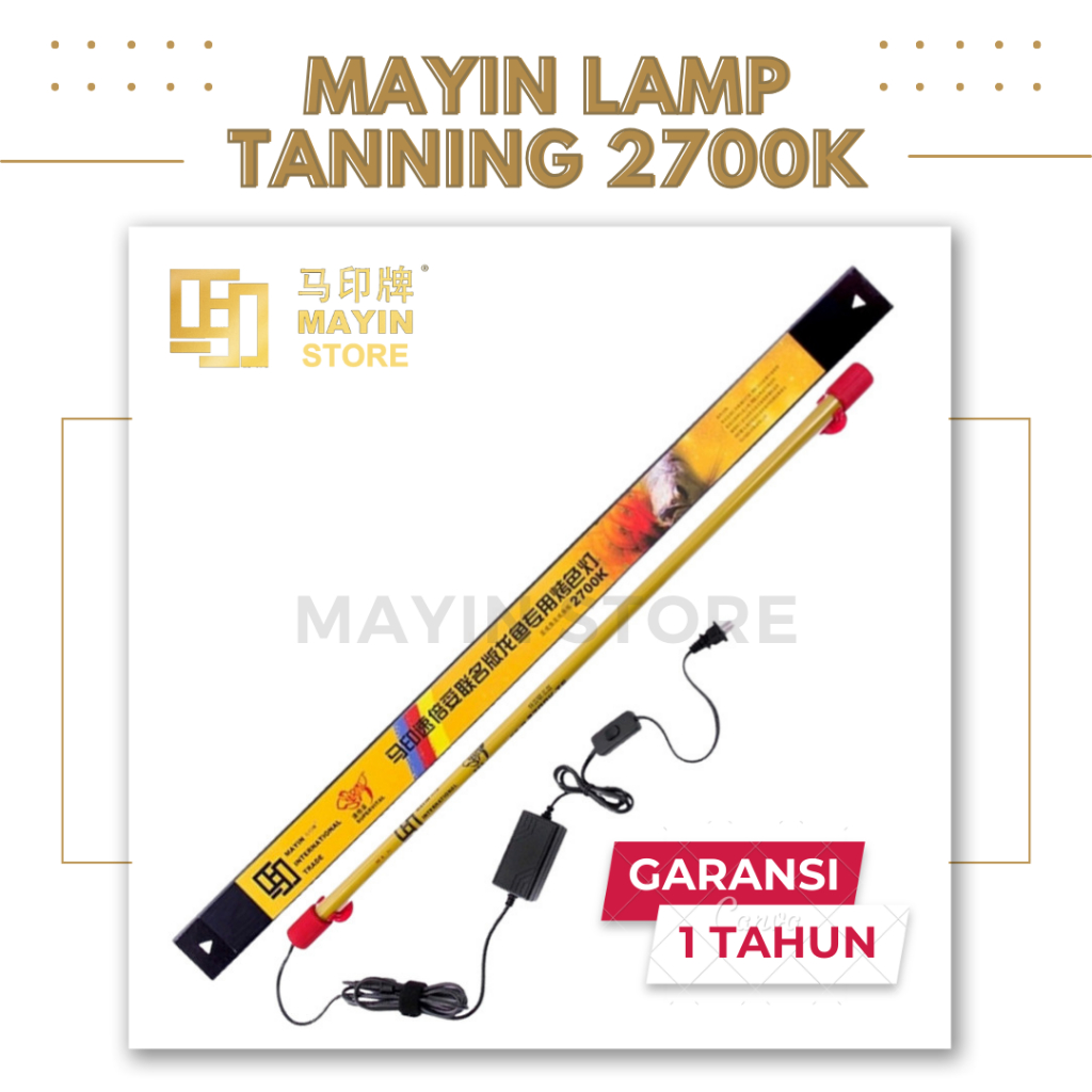 Jual MAYIN LAMP TANNING 2700K Lampu Celup Submersible T5 Aquarium Ikan