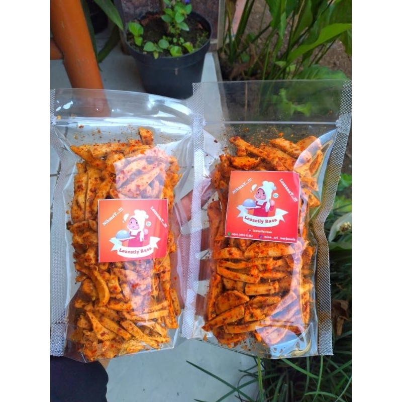 Jual Basreng Bandung Basreng Stik Kering Pedas Daun Jeruk Khas Garut