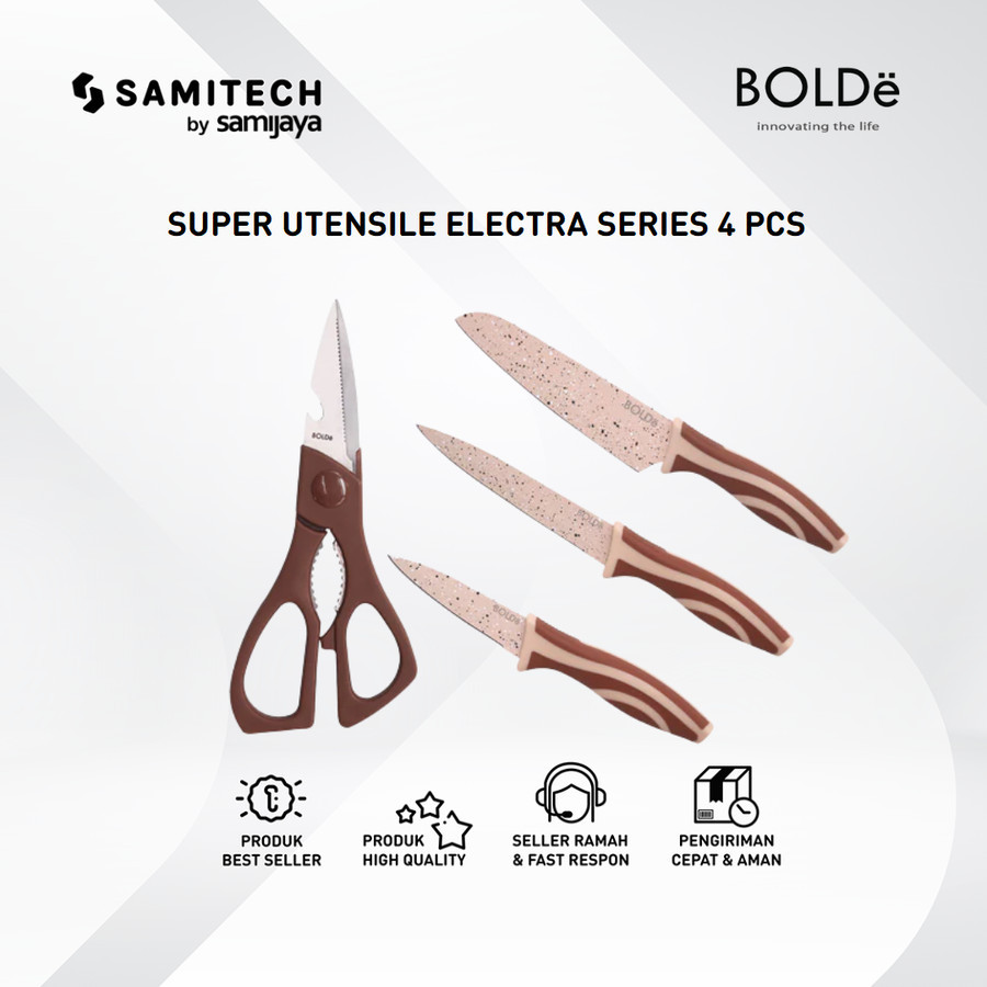 Jual Pisau Set Bolde Electra Super Utensile Knife Electra Shopee