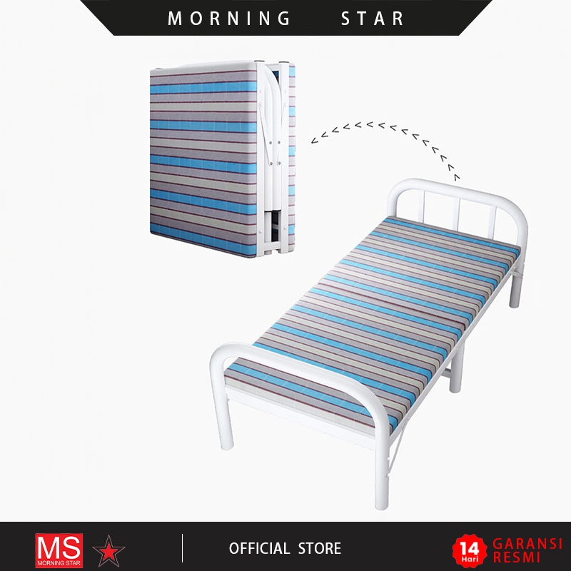 Jual Ranjang Lipat Portable Tempat Tidur Besi Folding Bed Kasur