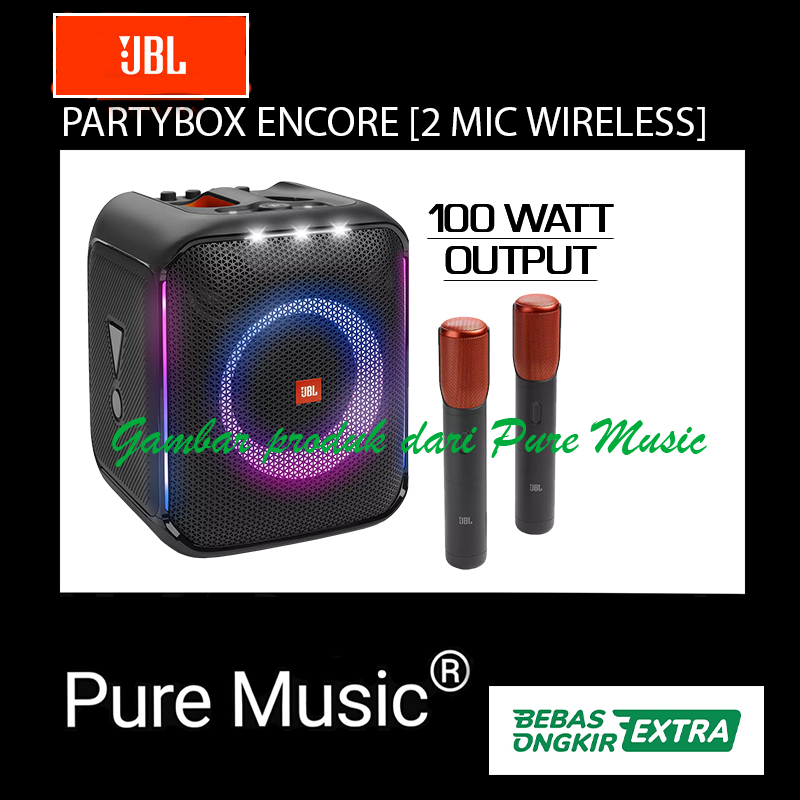 Jual READY JBL PARTYBOX ENCORE PARTY BOX 2 MIC WIRELESS KARAOKE SPEAKER