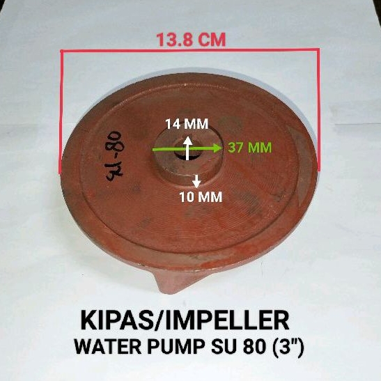 Jual Kipas Impeller Mesin Pompa Alkon Water Pump Su Shopee