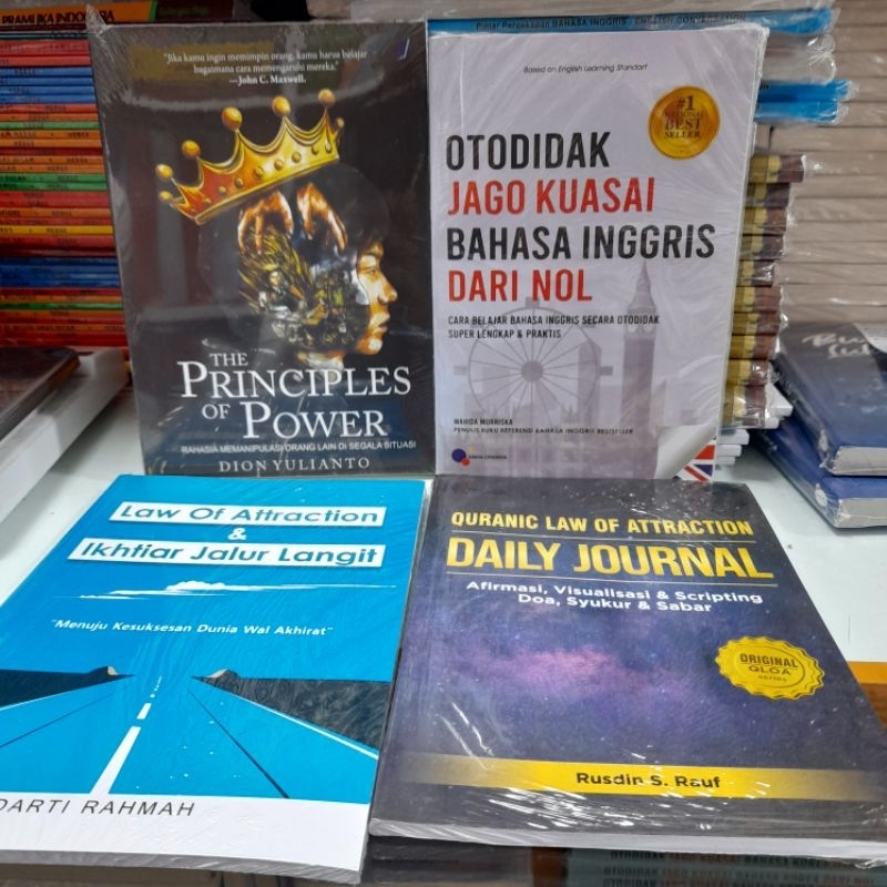 Jual Paket 4 Buku The Principles Of Power Otodidak Jago Kuasai Bahasa