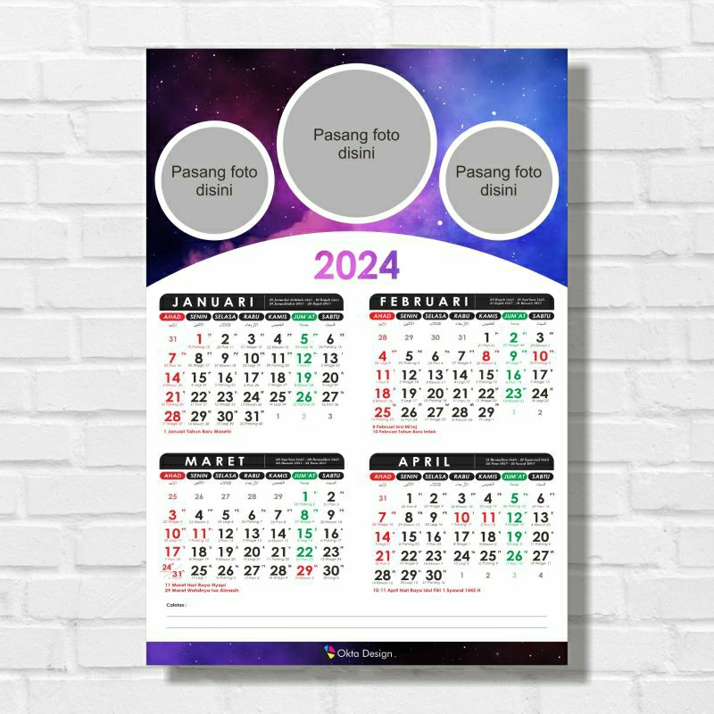 Jual Kalender Custom Kalender Estetik Kalender Foto Kalender Unik