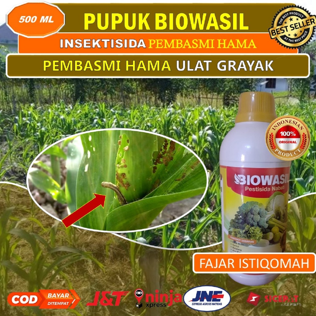 Jual BIOWASIL Insektisida Ramah Lingkungan Isi 500 Ml Pengendali Hama