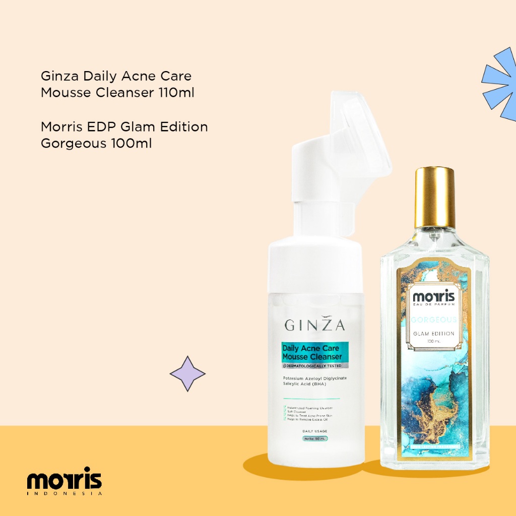 Jual MORRIS X GINZA SPECIAL BUNDLING GINZA Mousse Cleanser X Morris