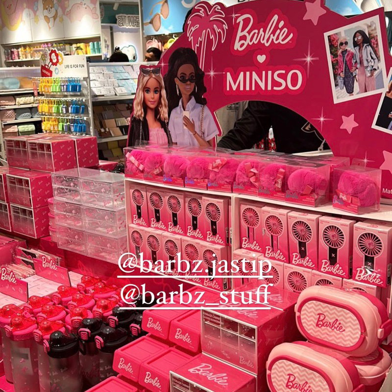 Jual Jastip Miniso X Barbie Ready Stock Tumbler Miniso Barbie