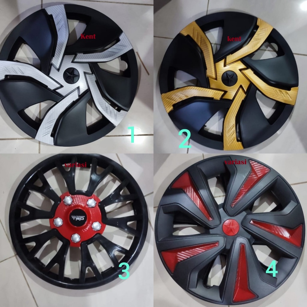 Jual COVER DOP VELG MOBIL UKURAN RING 13 DAN 14 MOBIL UNIVERSAL