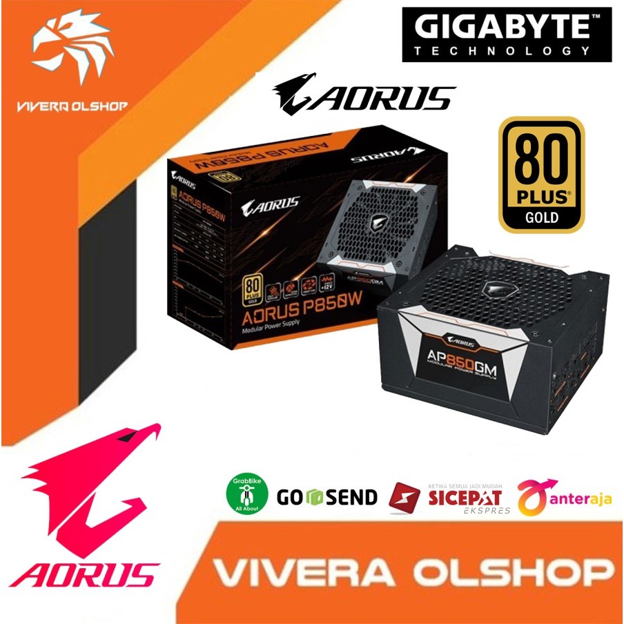 Jual PSU 850w Aorus 80 Gold Fully Modular AP 850w Garansi Resmi 7