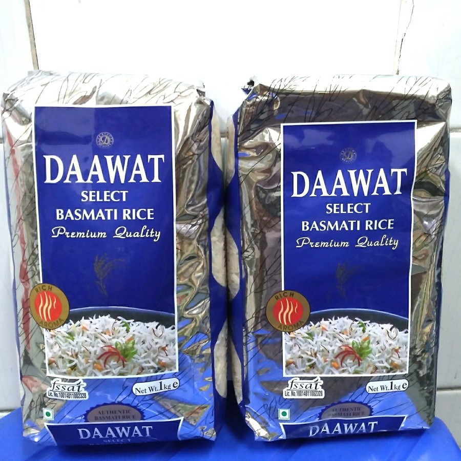 Jual Daawat Biru Select Basmati Rice Kg Shopee Indonesia