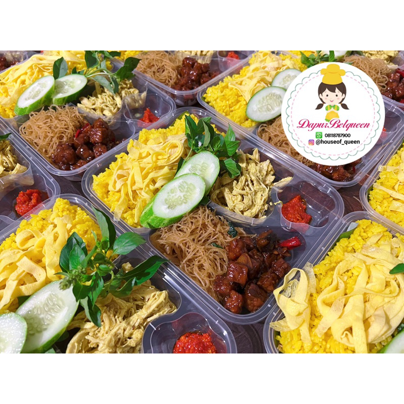 Jual Paket Catering Nasi Kuning Minimal Porsi Shopee Indonesia