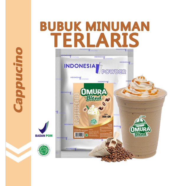 Jual OMURA Blend Bubuk Minuman Premium Rasa Cappuccino Cappucino