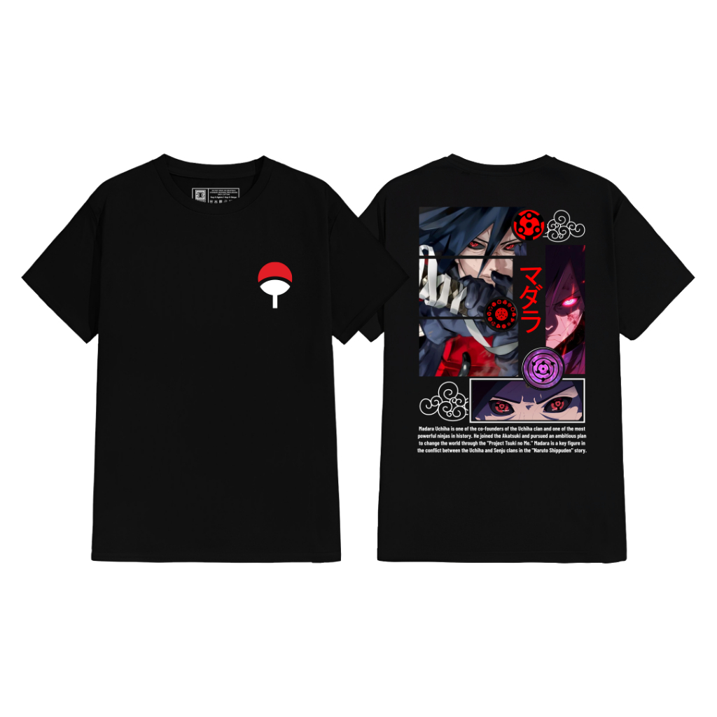 Jual Baju Kaos Pria Kaos Anime Kaos Madara Uchiha Naruto Kaos