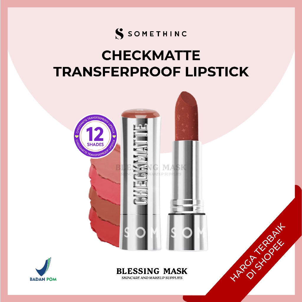 Jual Somethinc Checkmatte Transferproof Lipstick Tahan Hingga Jam