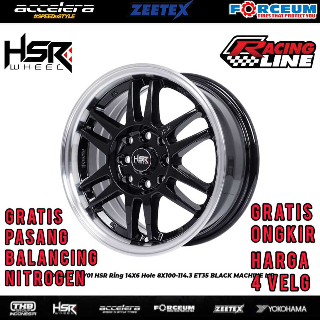 Jual Velg Mobil Racing Hsr Boroko Bly Ring Untuk Picanto Lancer