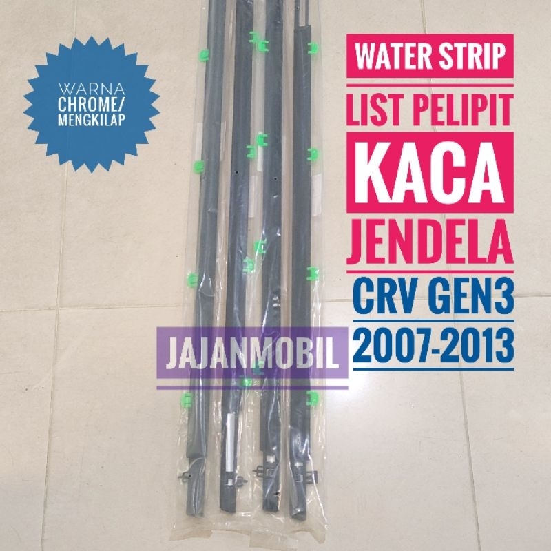 Jual WATER STRIP CRV 2007 2013 CRV GEN3 LIS KACA PINTU CRV GEN3 2007