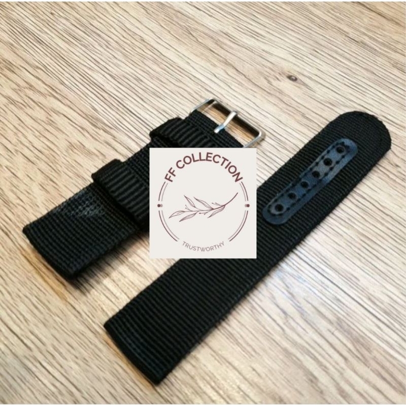 Jual Tali Strap Jam Tangan Canvas Nilon Mm Mm Mm Mm Untuk Semua