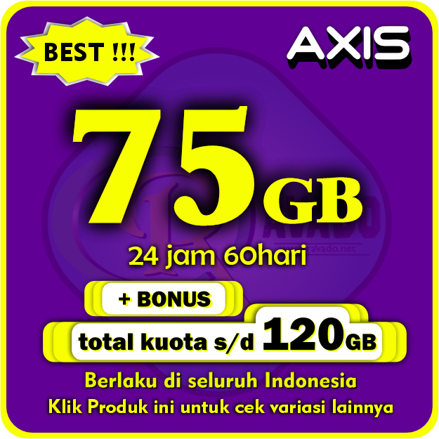 Jual Isi Ulang Paket Kuota Internet Voucher Vocer Axis Aigo Bronet Gb