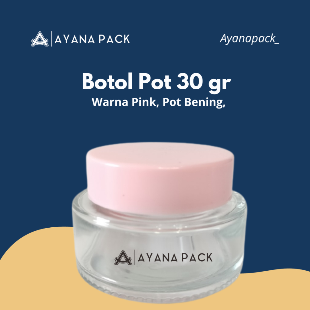 Jual Pot Cream Jar 30 Gr Bening PMK Pink Kualitas Terbaik Shopee