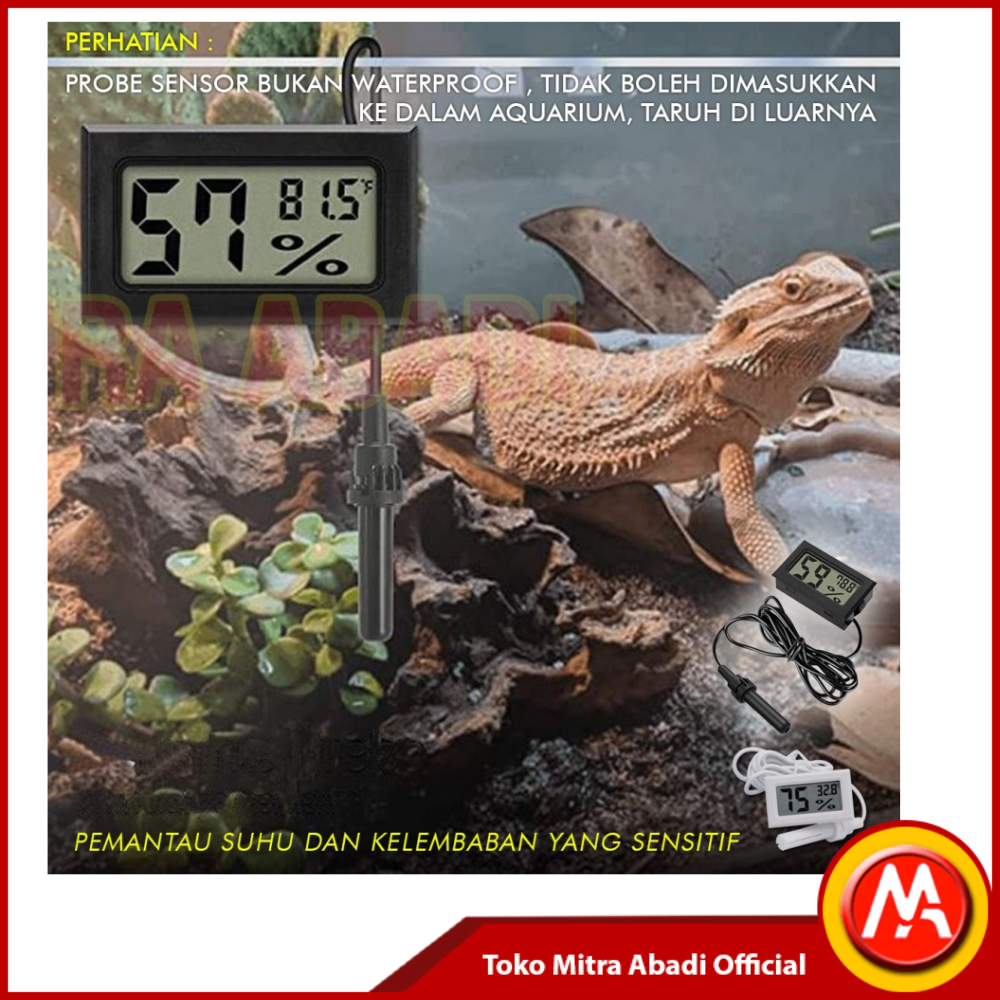 Jual Thermometer Digital Dan Hygrometer Kelembaban Suhu With Probe