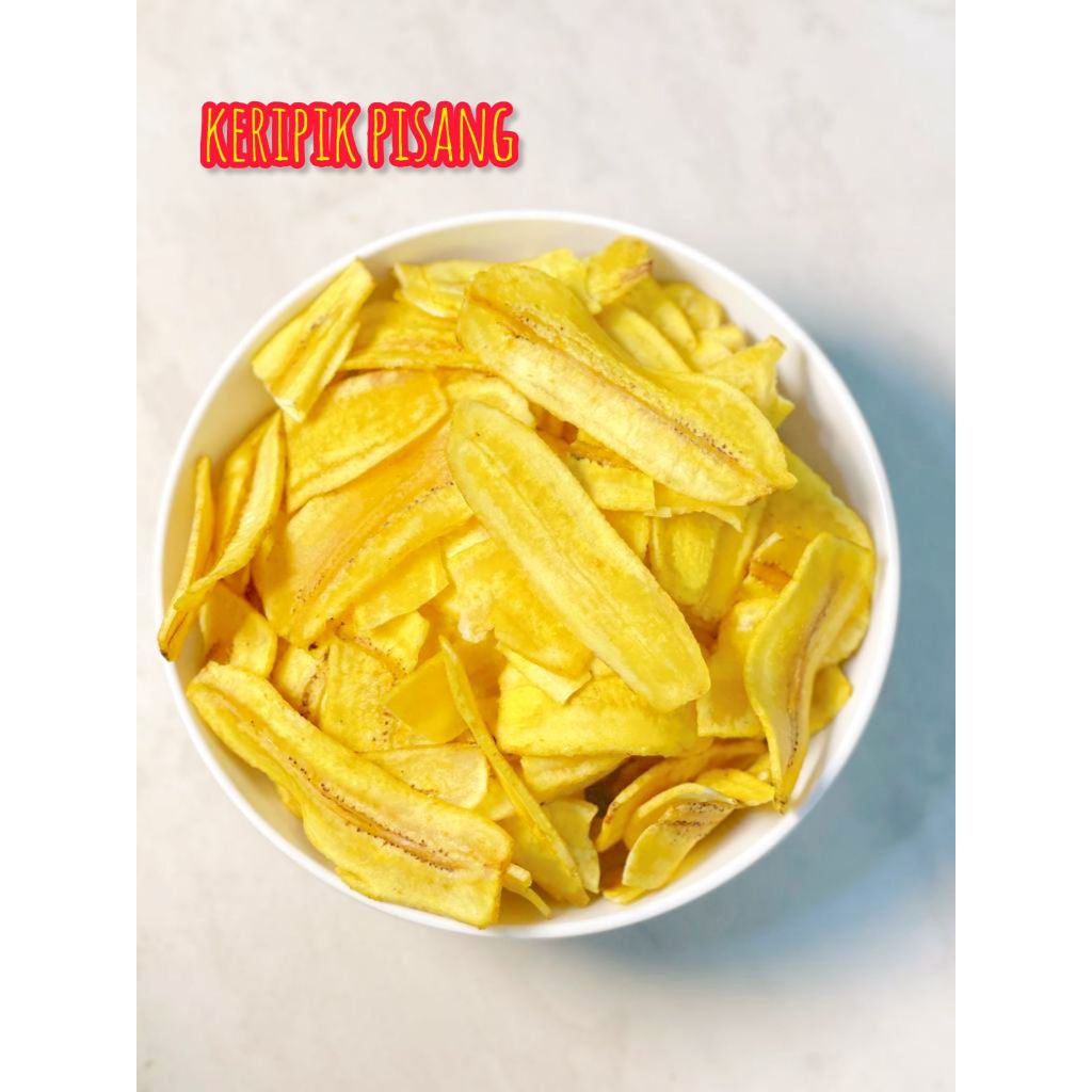 Jual Keripik Pisang Asin Manis Gr Kg Shopee Indonesia